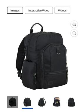 Classic Black Men's Backpack - Everyday Commuter Pack